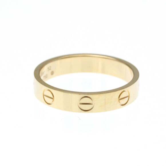 Cartier Mini Love Ring Pink Gold (18K) Fashion No Stone Band Ring Pink Gold - Picture 4 of 10